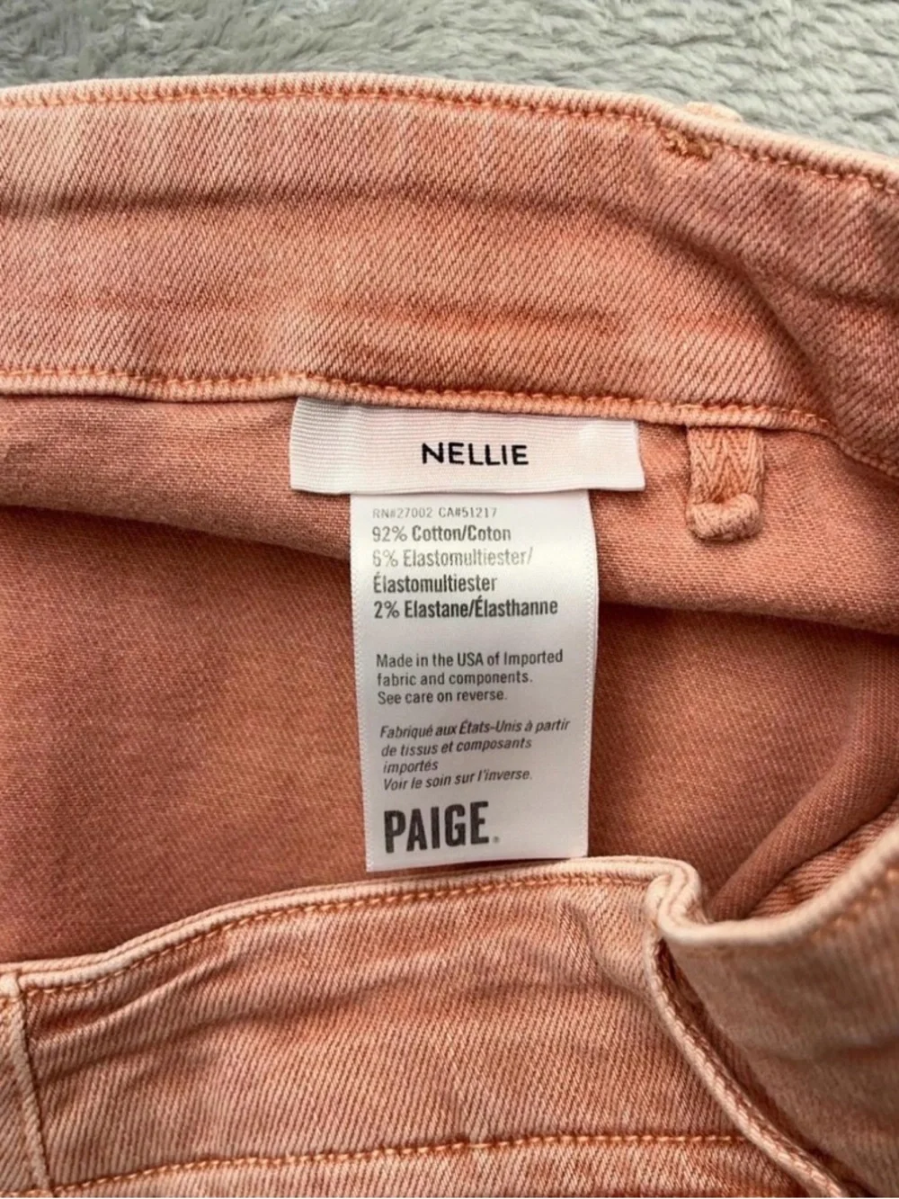 PAIGE Nellie Wide-Leg Jeans in Dusty Rose Pink